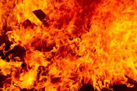 Blaze fire flame texture background Stock Photos
