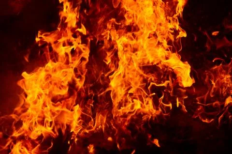 Blaze fire flame texture background Stock Photos