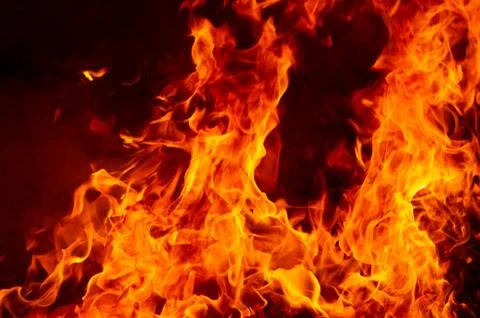 Blaze fire flame texture background Stock Photos