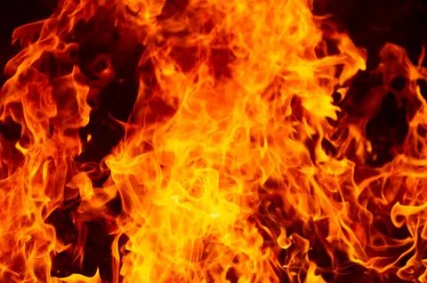 Blaze fire flame texture background Stock Photos