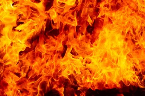 Blaze fire flame texture background Stock Photos