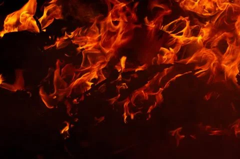 Blaze fire flame texture background Stock Photos