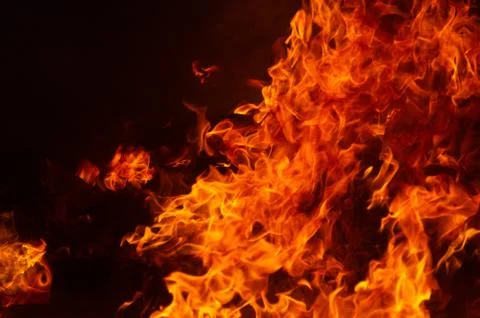 Blaze fire flame texture background Stock Photos