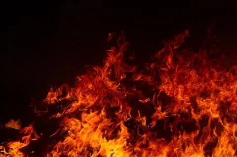 Blaze fire flame texture background Stock Photos