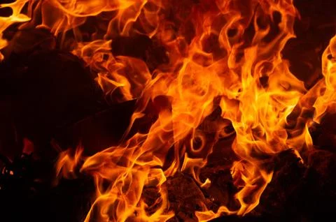 Blaze fire flame texture background Stock Photos