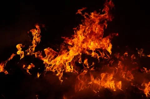 Blaze fire flame texture background Stock Photos