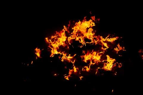 Blaze fire flame texture background Stock Photos
