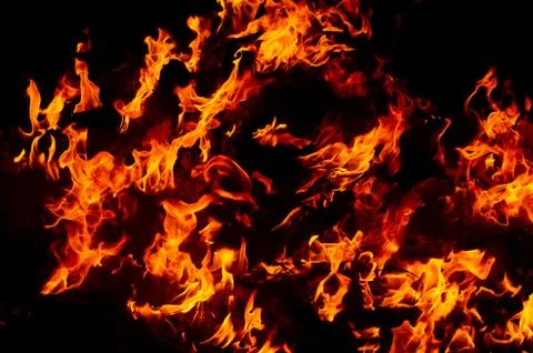 Blaze fire flame texture background Stock Photos