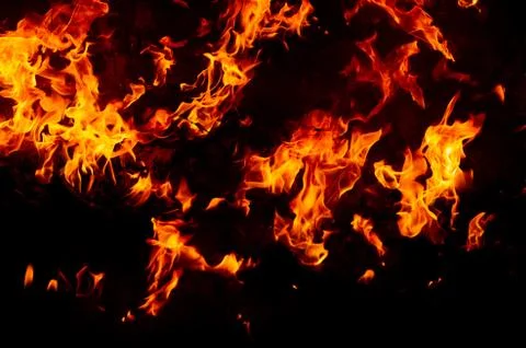 Blaze fire flame texture background Stock Photos