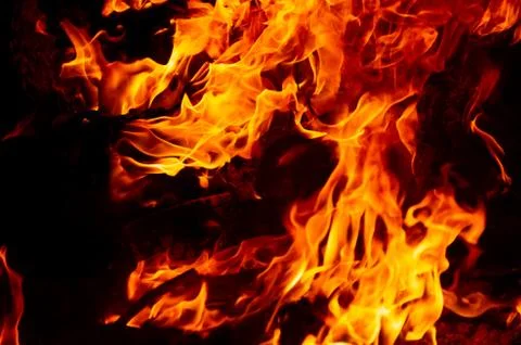 Blaze fire flame texture background Stock Photos
