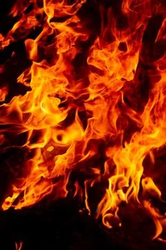 Blaze fire flame texture background Stock Photos