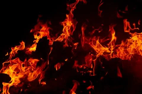 Blaze fire flame texture background Foto stock