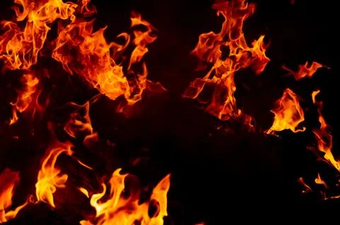 Blaze fire flame texture background Stock Photos