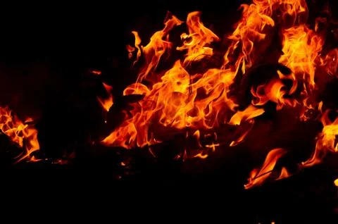 Blaze fire flame texture background Stock Photos
