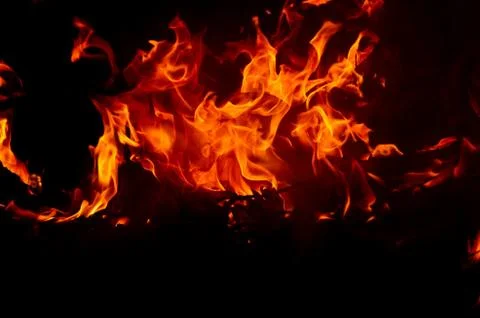 Blaze fire flame texture background Stock Photos
