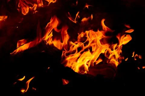 Blaze fire flame texture background Stock Photos