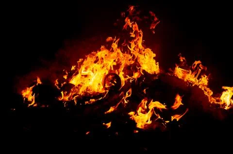 Blaze fire flame texture background Stock Photos