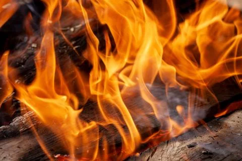 Blaze fire flame texture background Stock Photos