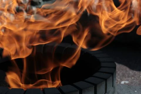 Blaze fire flame texture background Stock Photos