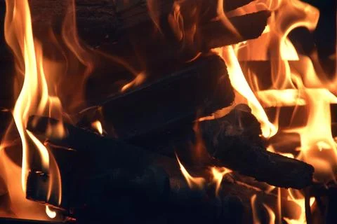 Blaze fire flame texture background. Fire sparks background. Abstract fire .. Stock Photos