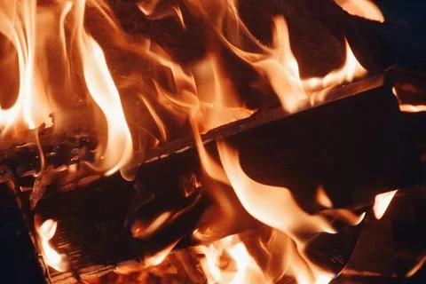 Blaze fire flame texture background. Fire sparks background. Abstract fire .. Stock Photos