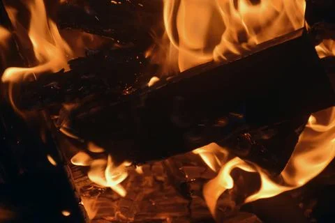 Blaze fire flame texture background. Fire sparks background. Abstract fire .. Stock Photos