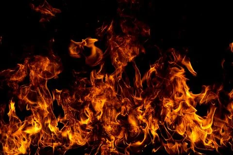 Blaze fire flame texture for banner background. Stock Photos