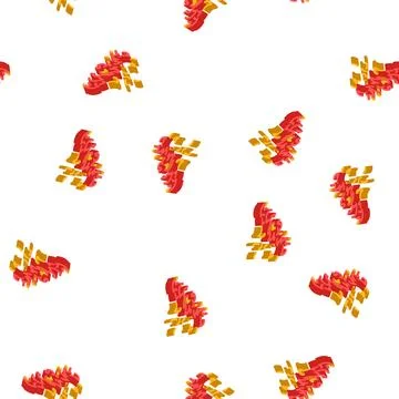 Blaze fire isometric icon seamless pattern Stock Illustration