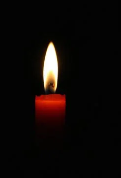 Blazing candle Stock Photos