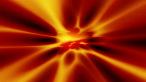 Blazing fiery cloud. Flying through fiery space. 動画素材 197266295