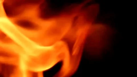 Blazing fire animation Stock Footage 245537214