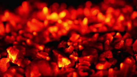 Blazing fire in the fireplace. Stock Footage 169012220
