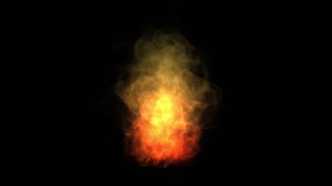 Blazing fire flame. Realistic campfire. ... | Stock Video | Pond5