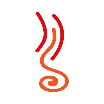 Blazing Fire Logo Design Illustrazione stock