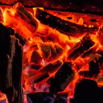 Blazing fire Stock Photos