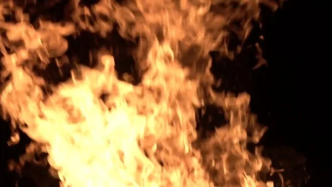 Blazing Fire in Slow Motion 스톡 동영상 91499373