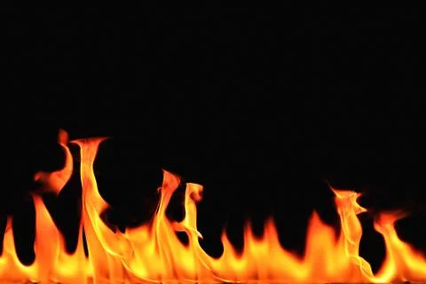 Blazing flames as a background 스톡 사진