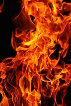 Blazing flames as a background Stock Photos