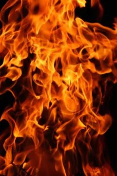 Blazing flames as a background Stock Photos