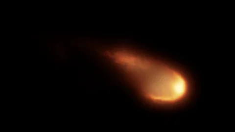 Blazing Meteor Stock Footage 89891441