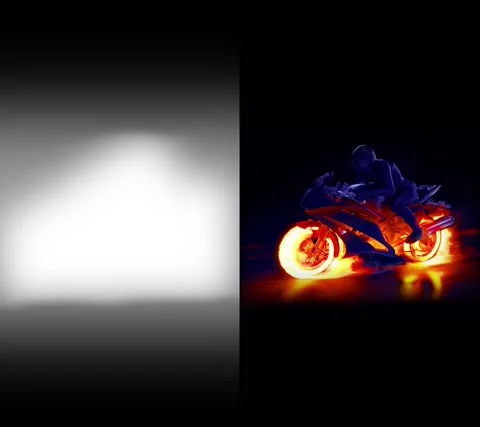 Blazing Motorcycle 스톡 동영상 167356842