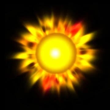 Blazing sun Stock Photos