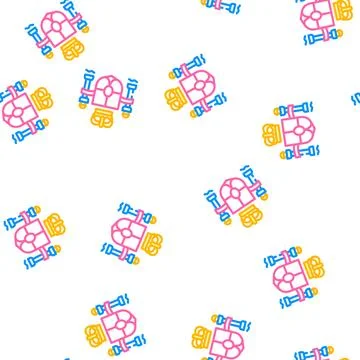 Blazon spain vector seamless pattern Stock Illustration