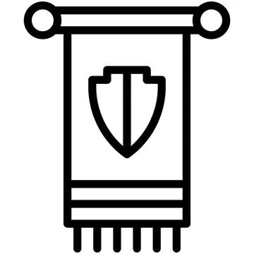 Blazon Vector Icon Design Illustration Stock Illustration