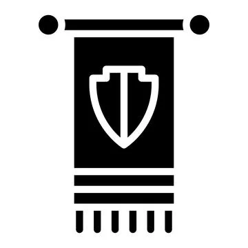 Blazon Vector Icon Design Illustration Stock Illustration