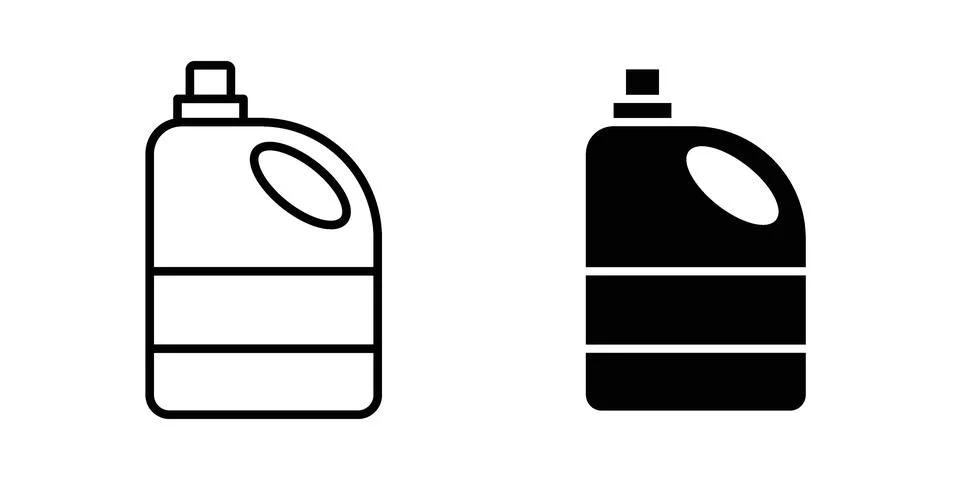 Bleach cleaning icon set, collection of vector icons Stock Illustration