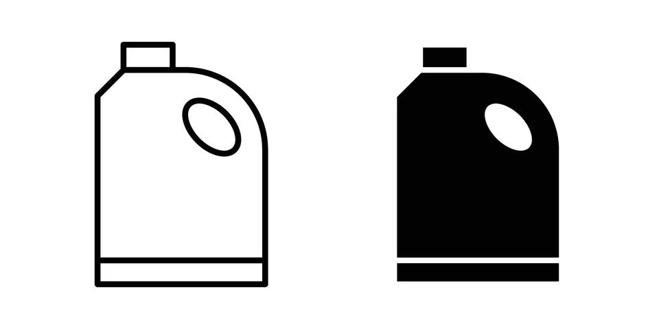 Bleach cleaning icon vector design. EPS10 Stock Illustration