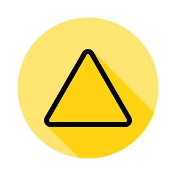 Bleach outline icon in long shadow style Stock Illustration