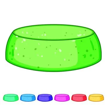 Bleach yellow sponge cartoon vector graphic Stockillustratie