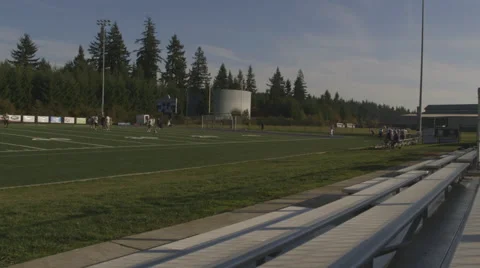 Bleachers slider shot Stock Footage 44811092